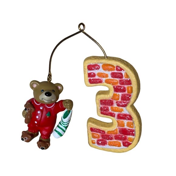 Hallmark Child's Third (3rd) Christmas Ornament - Picture 11 of 11